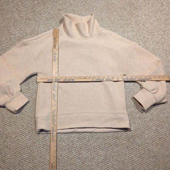 Calia Carrie Underwood Cloud Extended Neck Sweatshirt Pullover Small Peach - Picture 2 of 7